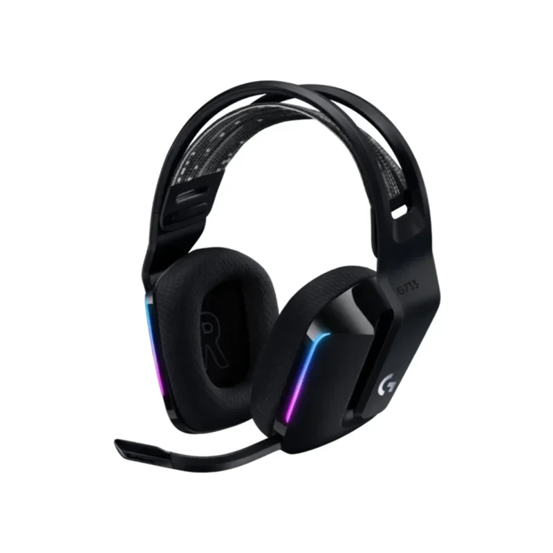 Logitech G733 LightSpeed Wireless RGB Gaming Headset – Black