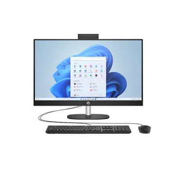 Hp All In One 27-i7 1355U 16GB DDR4 512GB M.2 NVMe SSD Iris Xe Dos 27.0 Inches FHD Touch Jet Black