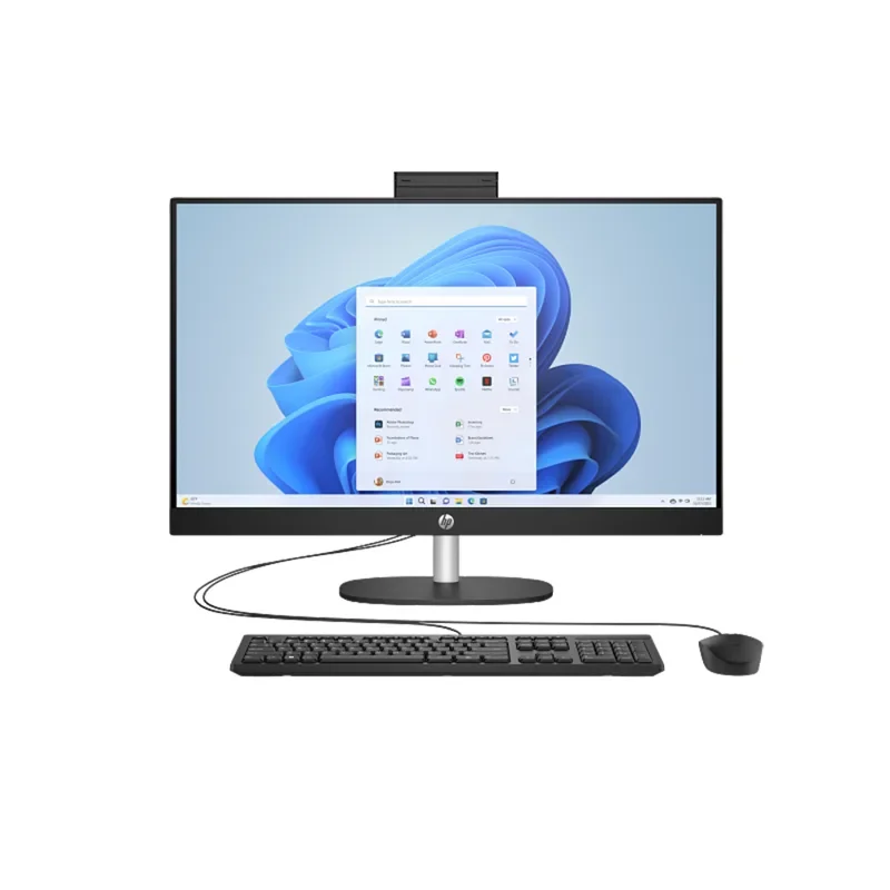 Hp All In One 27-i7 1355U 16GB DDR4 512GB M.2 NVMe SSD Iris Xe Dos 27.0 Inches FHD Touch Jet Black