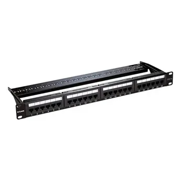 D-link Cat6 UTP 24 Port Loaded Patch Panel