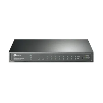 JetStream 10-Port Gigabit Smart Switch with 8-Port PoE+