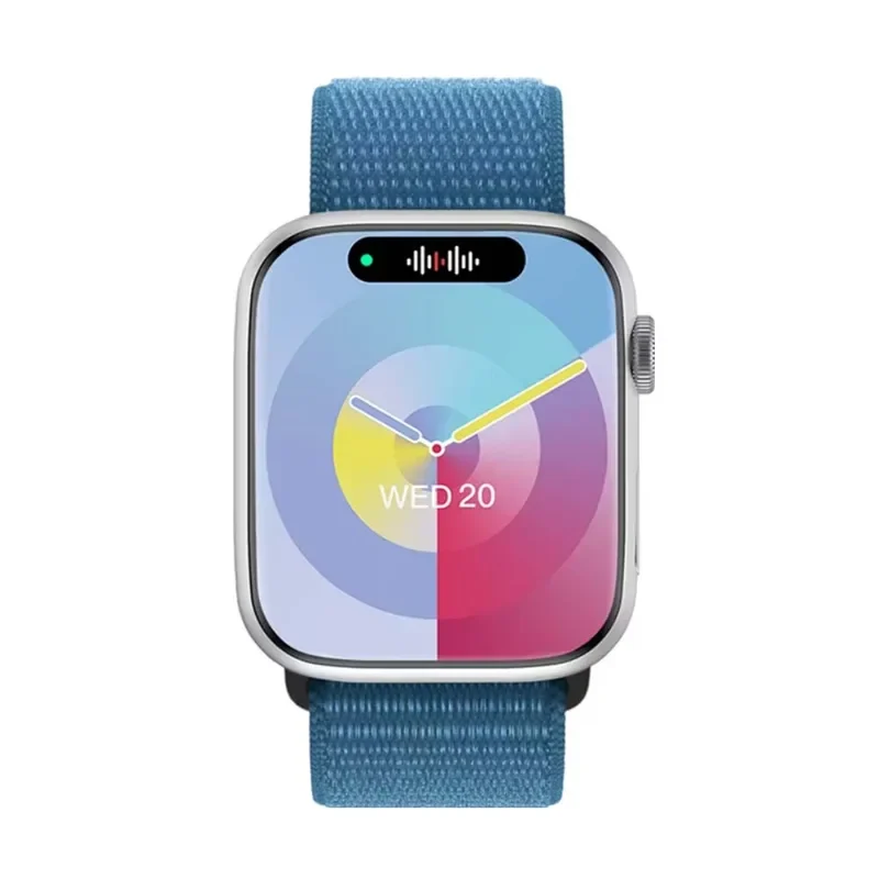 Green Lion Active SE Smart Watch Silver Sky blue