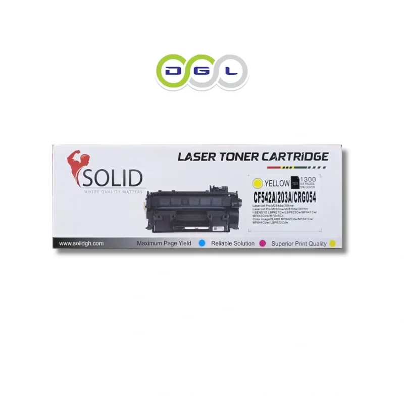 SOLID Toner CF542A / 203A / CRG054