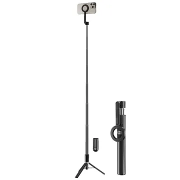 Promate Telescopic Selfie Stick with MagSafe Compatible Phone Mount