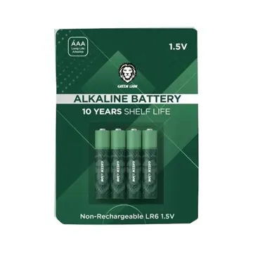 Green Lion Alkaline Battery AA ( 4pcs/pack ) 2700mAh / 1.5V – Green