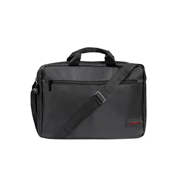 Promate Premium Lightweight Messenger Bag for Laptops up to15.6 with Front Storage Zipper