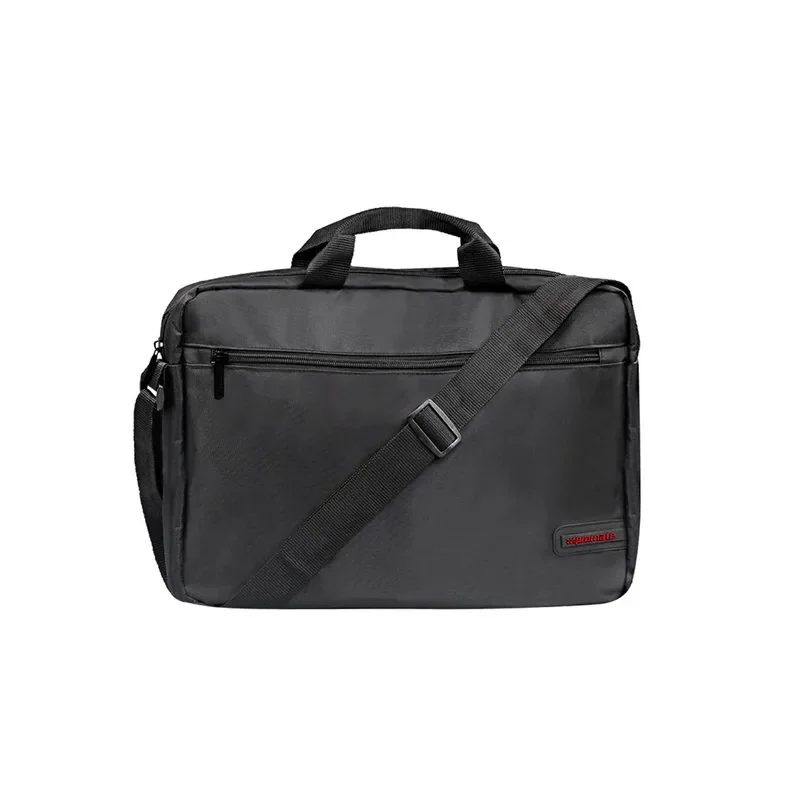 Promate Premium Lightweight Messenger Bag for Laptops up to15.6 with Front Storage Zipper