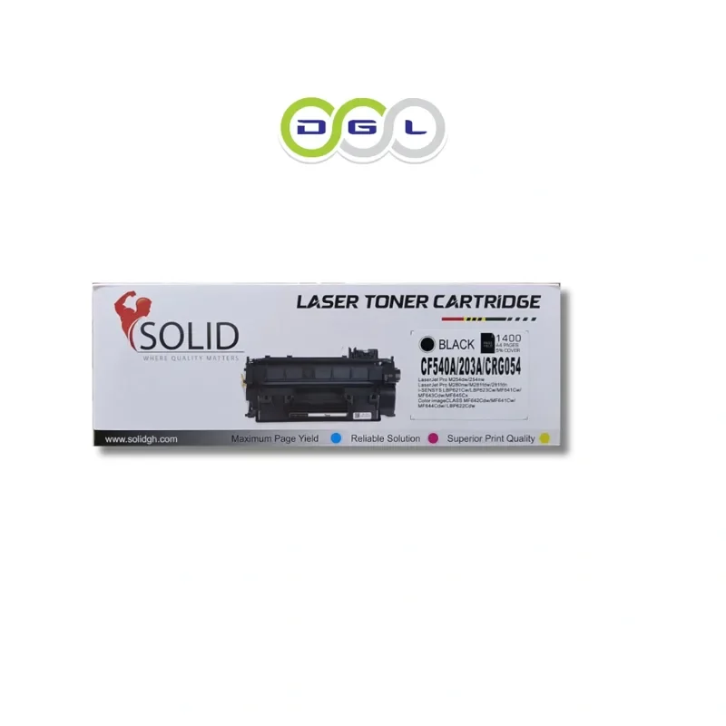 SOLID Toner CF540A / 203A / CRG054