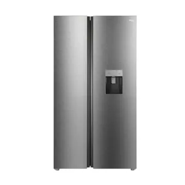 TCL Fridge Side By Side 439 Ltr Water Dispencer Silver