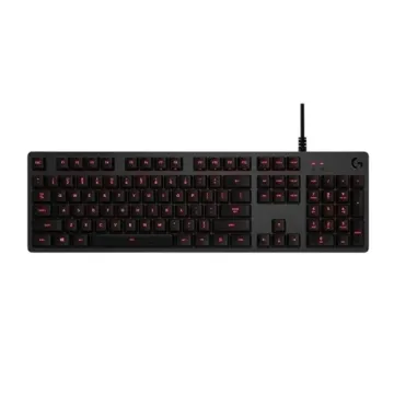 Logitech G413 Mechanical Keyboard Wired Carbon Red Led