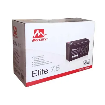 Mercury Elite 7.5 Ah 12V Sealed Battery