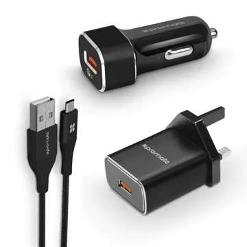 PROMATE ULTRA-FAST CHARGING CAR KIT FOR USB-C DEVICES
