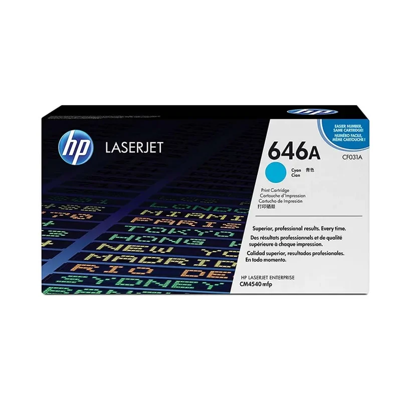 HP Toner CF031A (646 A) Cyan