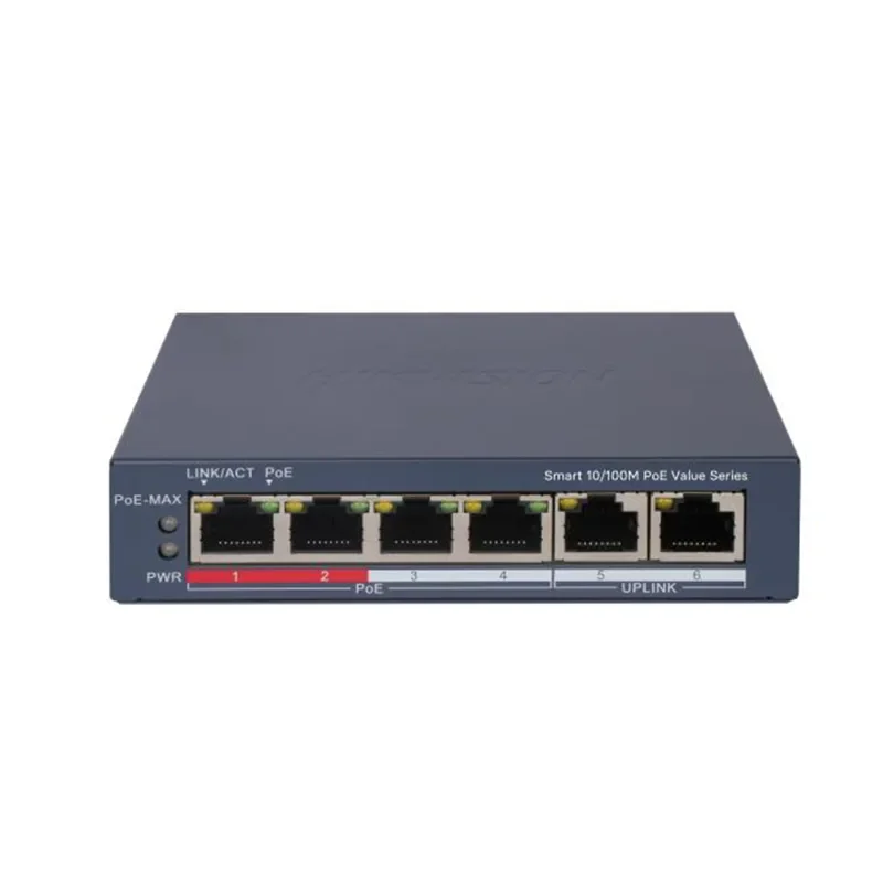 Hikvision 4 Port Fast Ethernet Smart POE Switch