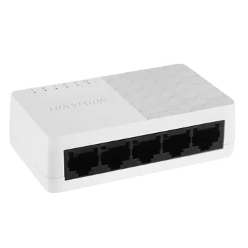 Hikvision 5-Port Fast Ethernet Plastic Switch