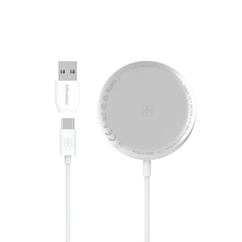 Promate 15W Ultra-Fast Magnetic Wireless Charger