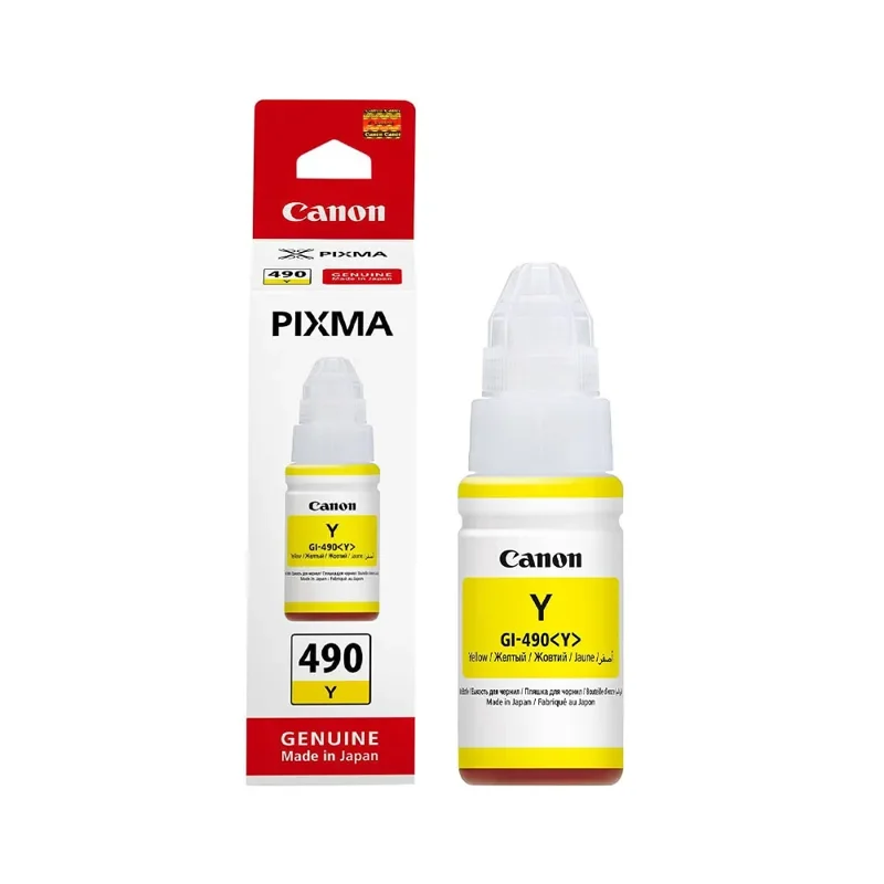 Canon GI-490 Yellow Original Ink Bottle