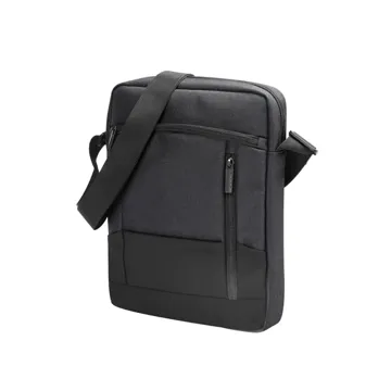 Promate Accented 13.3 Laptop and Tablet Handbag with Multiple Pocket, Black