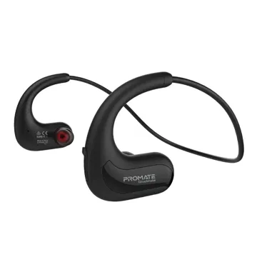 Promate Sports Wearable Bluetooth Headset with Flexible IPX8 Waterproof Fitness MP3 Music Player