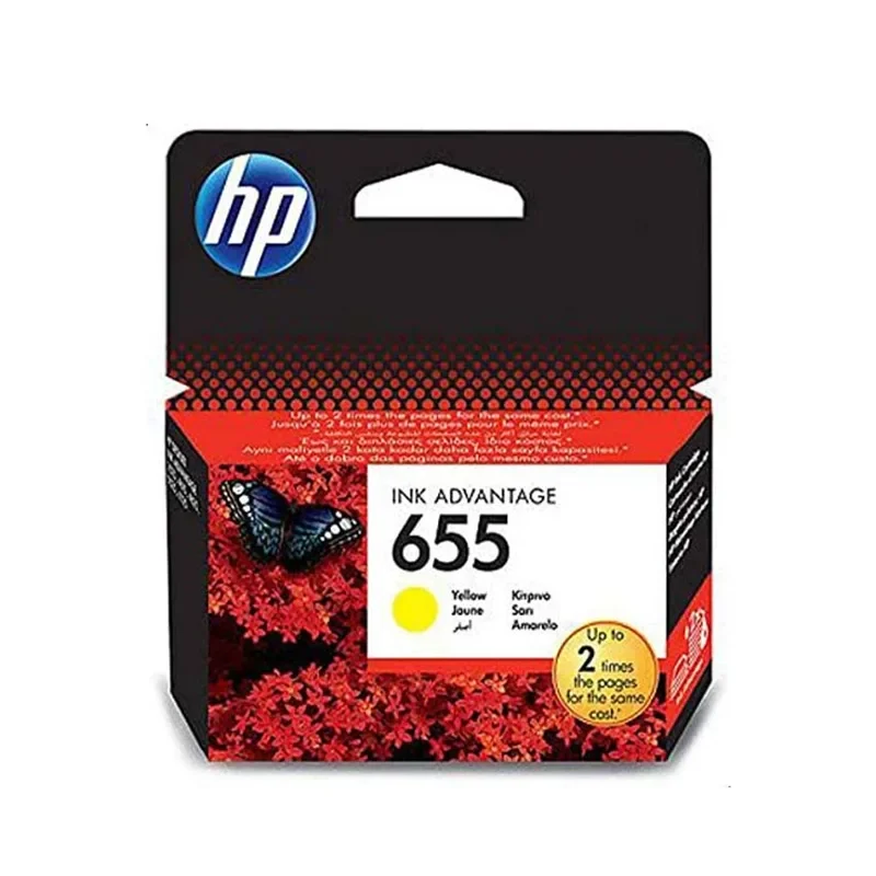 HP 655 Original Ink Cartridge | Yellow
