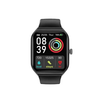 Promate 1.96 Inches Fitness Tracker Smartwatch with BT Calling