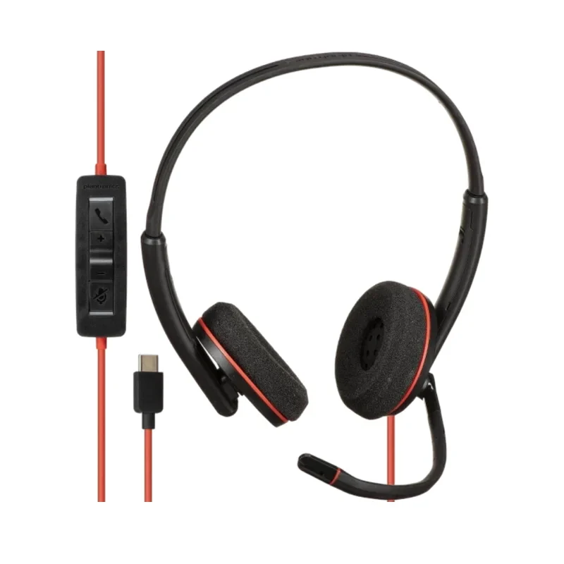 Poly Blackwire 3220 Wired Headset with Mic