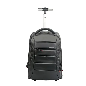 Promate High Volume Heavy Duty Trolley Bag for Laptops with Multiple Storage