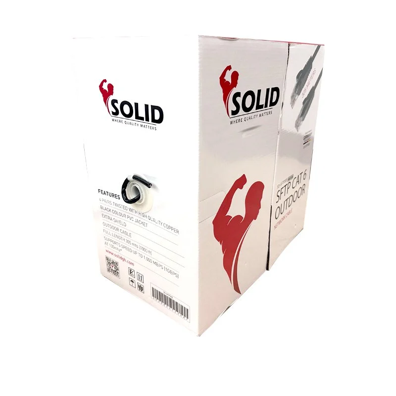 SOLID CAT6 SFTP Cable – 305m Box