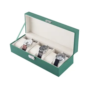 Green Lion Elegant Watch Box 6 slots – Green