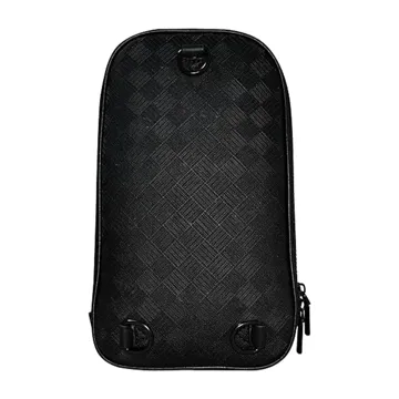 Levelo Soho Leather Sling Bag – Black