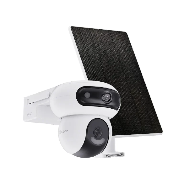 Ezviz 4+4mp Dual-Lens All-Day Recording Wi-Fi Camera + Solar Panel 8W 4G
