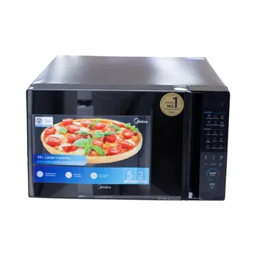 Midea Microwave Solo 34Ltr Black