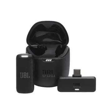 JBL Quantum Stream Wireless Wearable USB-C Microphone – Black