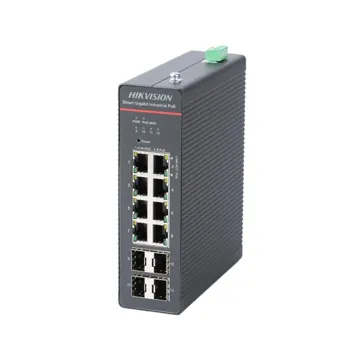 Hikvision 8 Port Gigabit Smart Managed Industrial POE Switch