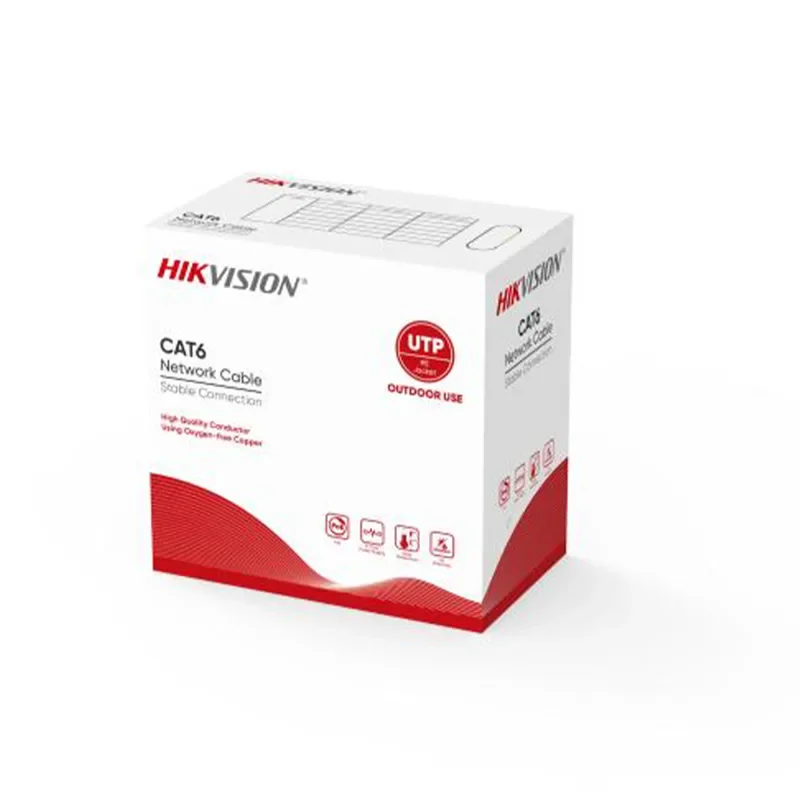 Hikvision CAT6 Outdoor U/UTP Network Cable Solid Copper