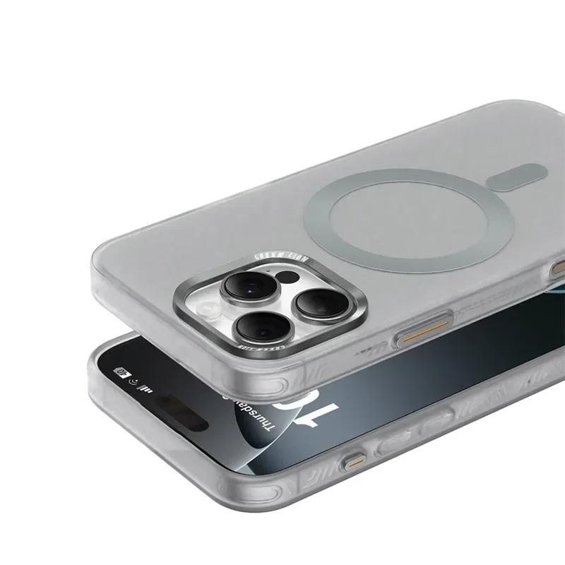 Green Lion Matte MagSafe X Case for iPhone 16 Pro Max – Gray