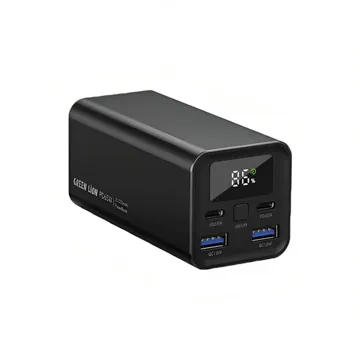 Green Lion Turbo Power Bank PD 65W 20000 mAh – Black