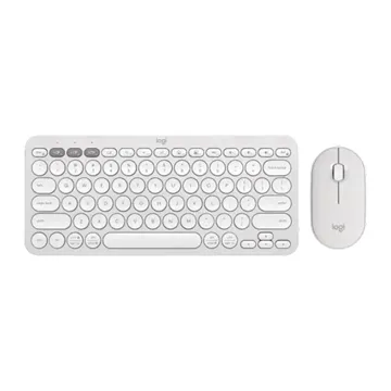 Logitech Pebble 2 Combo Wireless Keyboard and Mouse – White