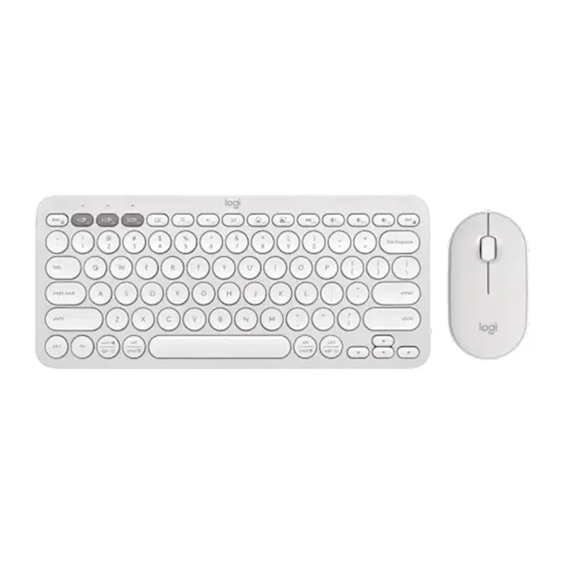 Logitech Pebble 2 Combo Wireless Keyboard and Mouse – White