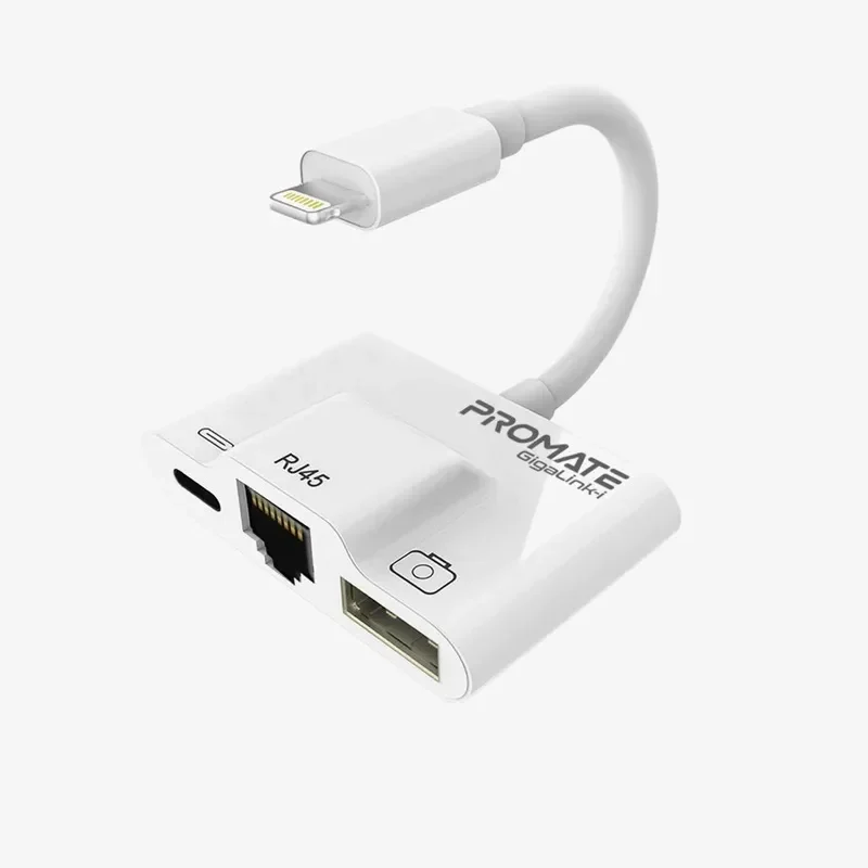 Promate 3-in-1 High Speed OTG Lightning Hub