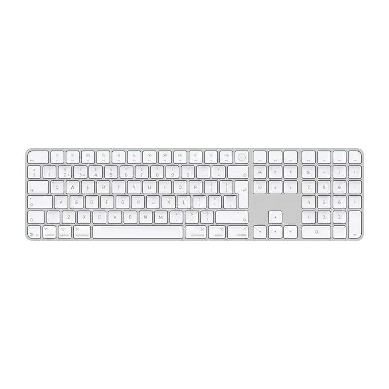Apple Magic Keyboard with touch ID and Numeric Keyboards Type C – White