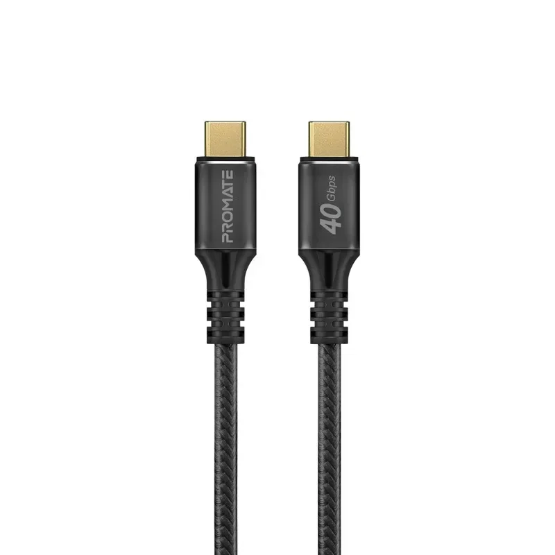 Promate 240W Power Delivery USB-C to USB-C Cable with 40Gbps 2m