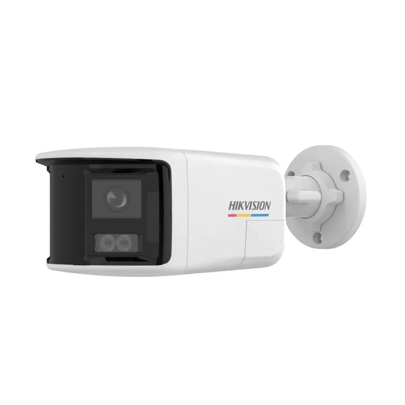 Hikvision Bullet 6.0Mp Ip Dual Lens Camera With Audio Colored Smart Hybrid Panoramic Camera