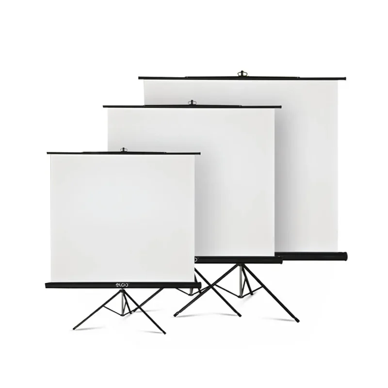 Tripod Screen 180*180 with 0.38 Matte White and B2-60 Housing