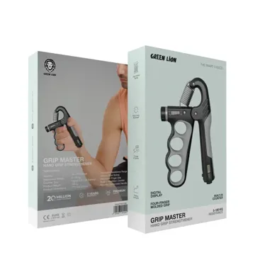 Green Lion Grip Master Hand Grip Strengthener – Black