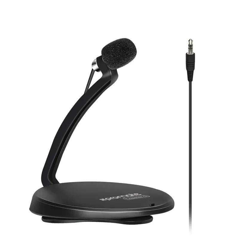 Promate Digital Desktop Microphone with Lavalier Clip