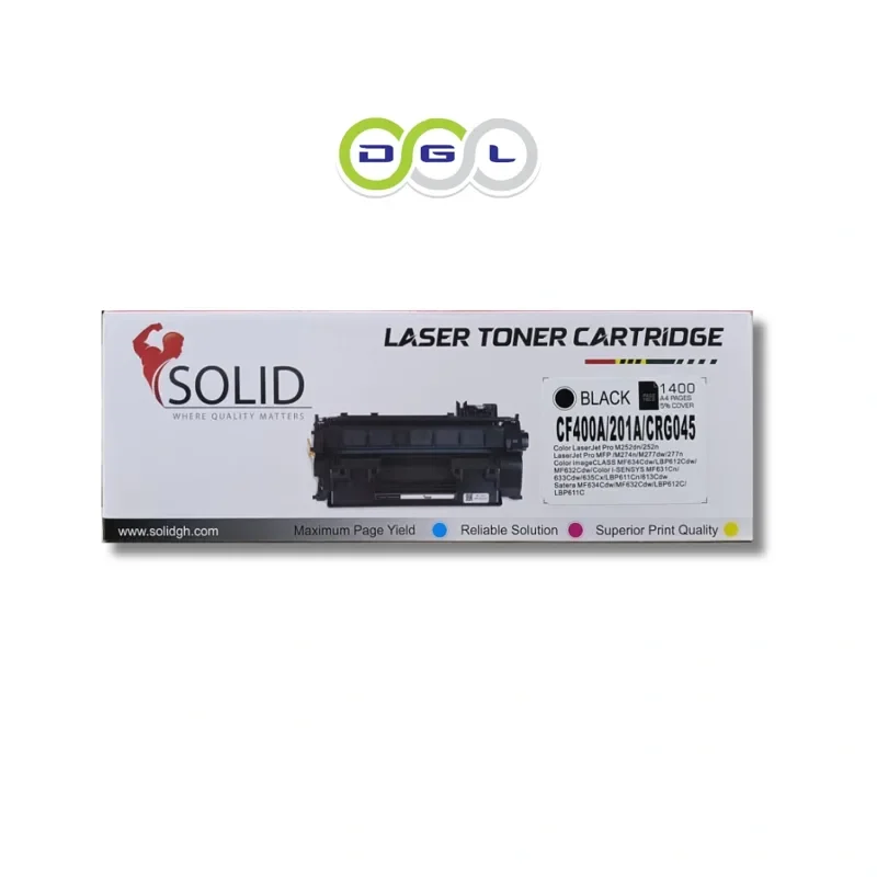 SOLID Toner CF400A / 201A / CRG045