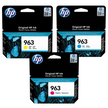 HP Ink Cartridge 963 Cyan, Yellow, Magenta