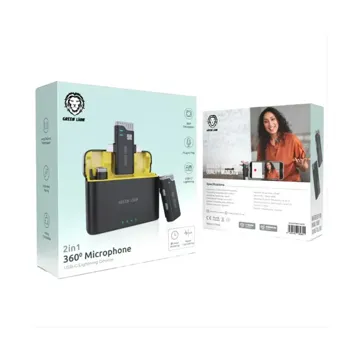 Green Lion 3 In 1 360 Microphone – Black