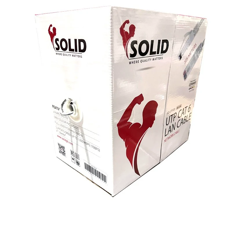 SOLID CAT6 UTP Cable – 305m Box